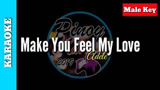 Download lagu Make  You Feel My Love by Adele ( Karaoke : Male Key ) mp3