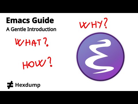 Emacs – A Gentle Introduction