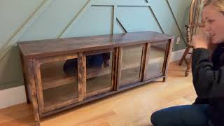 Review of the GarveeHome 65 inch TV Stand for 70" TVs, Entertainment Center with Storage Cabinet