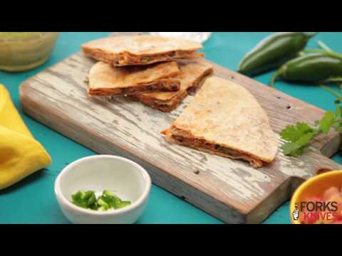 Black Bean and Sweet Potato Quesadillas | Forks Over Knives