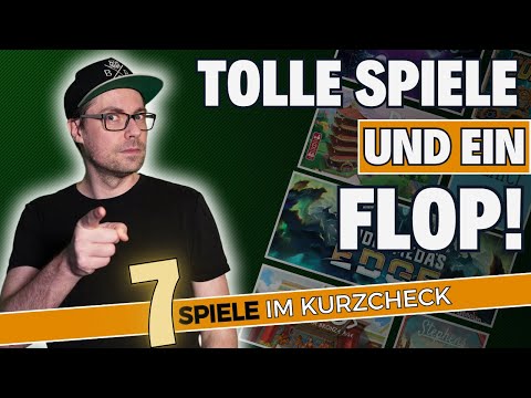 Gespielt Folge 13 - 7 Brettspiele im Kurzeindruck - Für jeden was dabei!