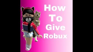 How To Donate Robux To Friends On Ipad Th Clip -