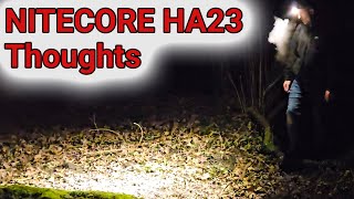 Nitecore HA23 UHE MCT thoughts Tripple tint at 56g