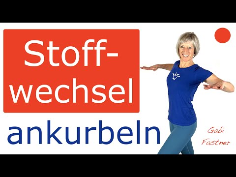 🌺25 min. Stoffwechsel ankurbeln, ca. 200 Kcal verbrennen | ohne Geräte, auch für Einsteiger