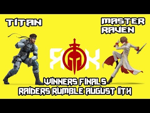 TITAN vs Master Raven - Smash Ultimate Tournament Winners Finals - Raiders Rumble August 11th