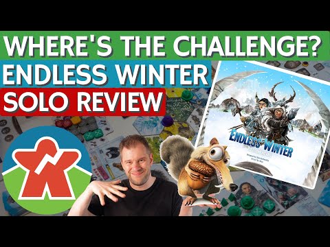 Endless Winter - Board Game Solo Review - TOO EASY?