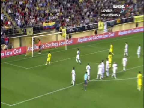 Villarreal - R Madrid (Liga BBVA 2009/2010: Resumenes 4ª Jornada)