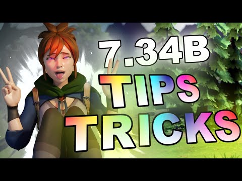 7.34b Dota 2 TIPS, TRICKS and BUGS!