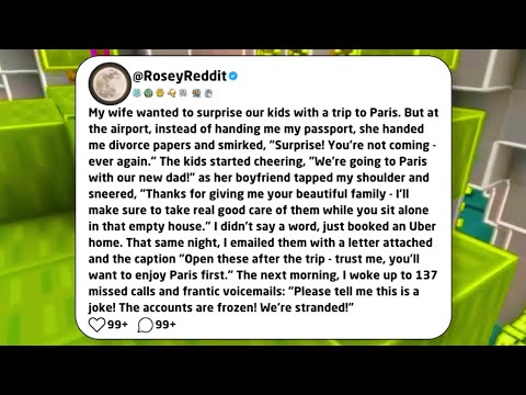 My wife wanted to surprise our kids with a trip to Paris. But at the airport, instead of handing...