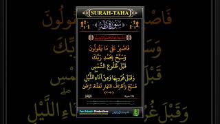 Download lagu Surah Taha سورة طه Ayat-130 #shorts #tilawat #quran #islamicproductions #quranrecitation mp3