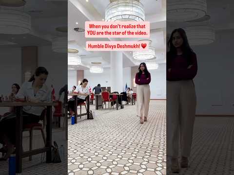 🇮🇳 Divya Deshmukh doesn’t realise she is the star!