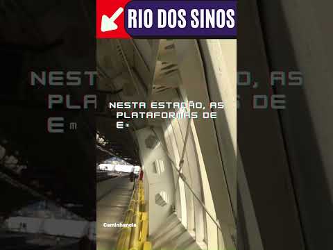 A Estação Rio dos Sinos na Divisa São Leopoldo - Novo Hamburgo | Trensurb #shorts #metro #trensurb