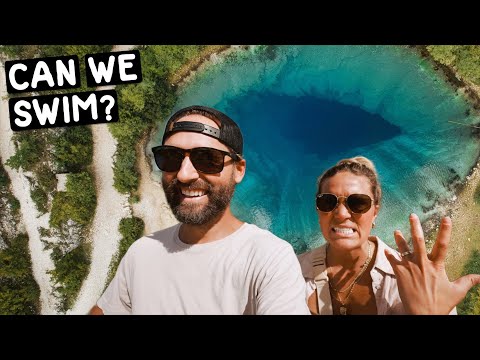 SWIMMING IN THE BLUE EYE OF THE EARTH (Cetina River Spring, Croatia)