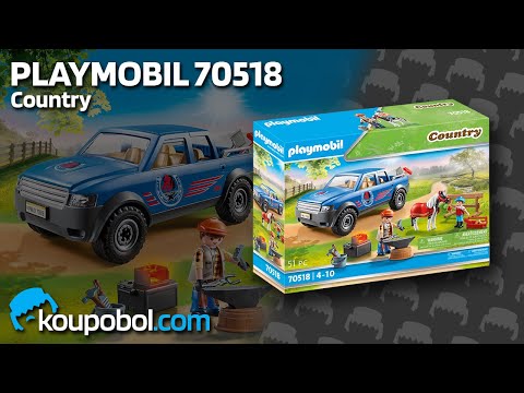 Vidéo PLAYMOBIL Country 70518 : Maréchal-ferrant et véhicule