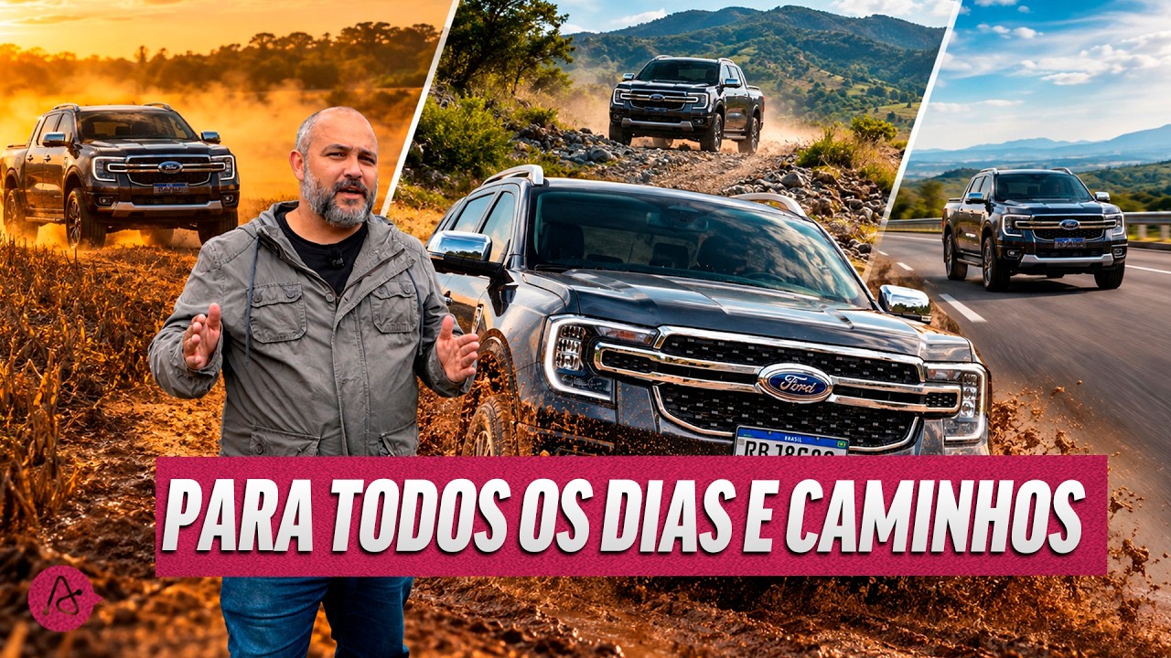 FORD RANGER: A PICAPE PARA LEVAR PESO, TRABALHAR, PASSEAR E PARA A AVENTURA