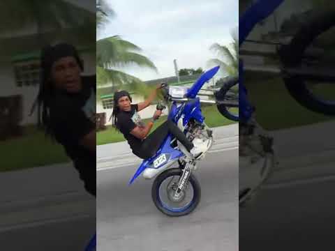 BandzUp In The Bahamas!!!! #yz #wheelie