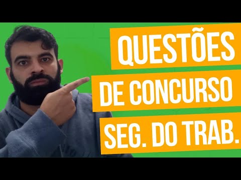 QUESTÃO DE CONCURSO DE SST | CONCURSO AFT E OUTROS ! NR 4 | #SST #SegurançadoTrabalho