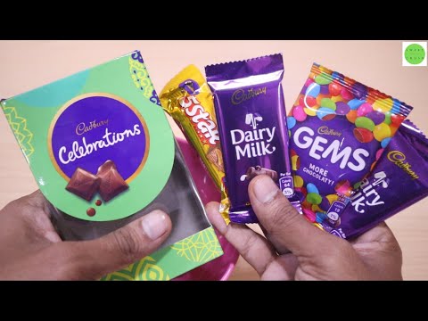 50 Rupees Cadbury celebrations dairy milk unboxing | 💛💜 Chocolate 🍫
