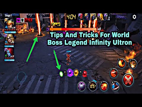 Tips And Tricks For World Boss Legend Infinity Ultron - Marvel Future Fight