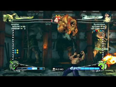 SSF4 AE: Zangitan (Zangief) vs Ryukichikun (Fei Long) - Ranked Match (720p HD)