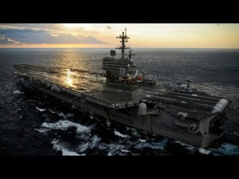 Breaking Melania Trump interview on  USA Nimitz Aircraft Carrier USS George H W Bush December 2018 Video
