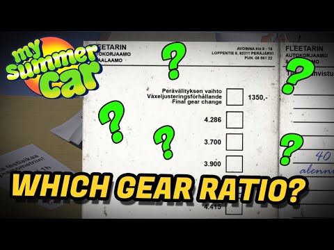 Which Gear Ratio Should I Use in My Summer Car?