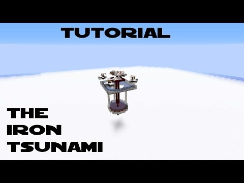 The Iron Tsunami Tutorial - Minecraft Iron Golem Farm - 1530 Iron/hr (1.15.2)