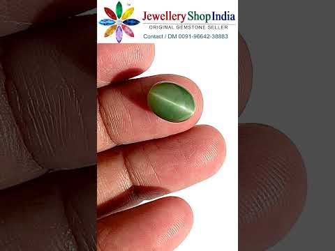 Quartz Cats Eye Stone (Certified) Lehsunia Stone video thumbnail