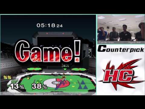 CPSpring2017 Melee Doubles - RR Bo3: Cylinder+Vayu (GREEN) vs Hyprid+Xtal (BLUE)