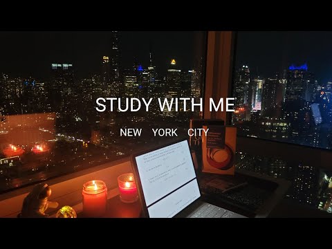 3 HOUR STUDY WITH ME / New York City / Pomodoro / Background noise