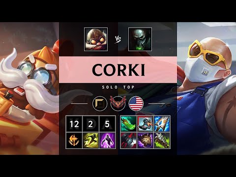 Corki Top vs Urgot - NA Grandmaster Patch 25.16