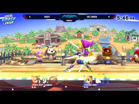 MSM 165 - Toasty (ZSS) vs STR | Shasta (T.Link) Winners R1 - Smash 4