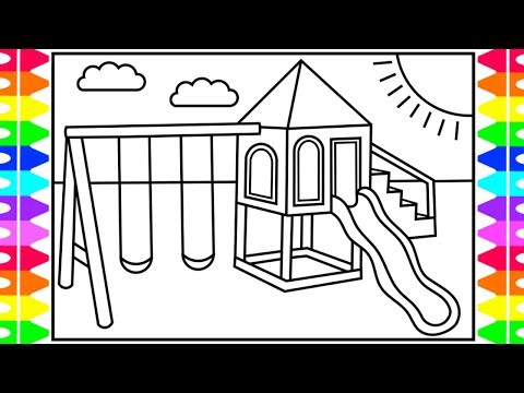 Download How To Draw A Swing Set For Kids Swing Set Drawing