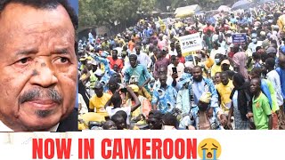 CAMEROON NOW  MASSIVE PROTEST, MESSAGE TO PAUL BIYA #paulbiya #cameroonnews #issatchiroma