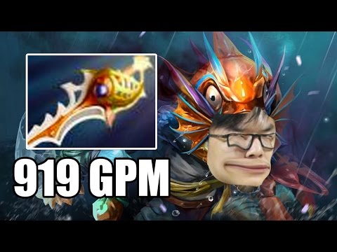 919 GPM MidOne Carry Singsing Slark Rapier Dota 2 Patch 7.01 Gameplay