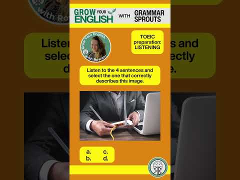 Grow Your English TOEIC LISTENING 8: #esl #languagelearning #toeic #english #listen #learnenglish