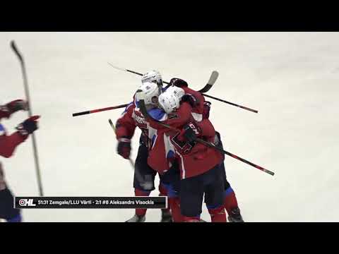 Optibet Hokeja Līga: HK Zemgale/LLU - HK Mogo/LSPA. Spēles labākie momenti (22.03.2021)