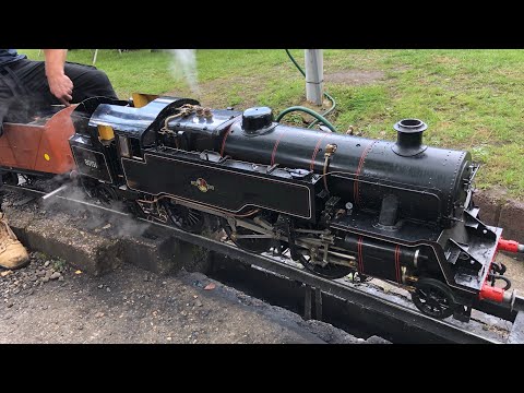 A day out at the great cockcrow 7 1/4 open day railway#livesteam#engineering