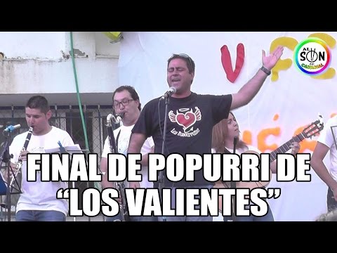 Final de Popurri de Los Valientes, Jose Sibon y la orquesta caballati en Afanas, Cadiz