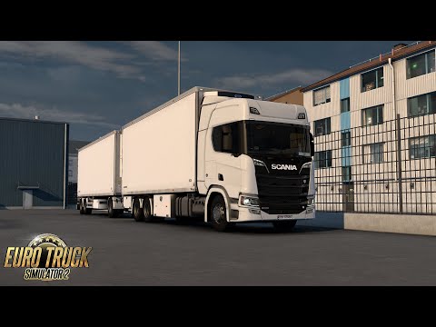 ETS2 Gameplay | Scania R 520 | Uppsala to Linköping | Yoghurt 20t
