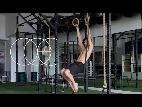 Ring Swing Forearm Bridge Crawl Sissy Squat Hip Hinge Workout