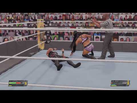 WWE 2K22 Indi Hartwell vs. Rhea Ripley