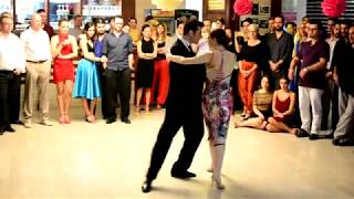 Andrea Dedò & Monica Di Pietro 1/4 Maratangon 2017 Skopje Tango Marathon