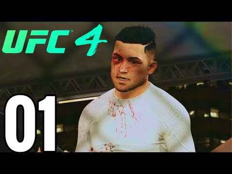 UFC 4 Featherweight Career Mode Walkthrough Part 1 - THE BOXER!