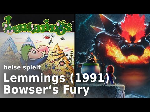 heise spielt Lemmings (1991) &amp; Bowser's Fury
