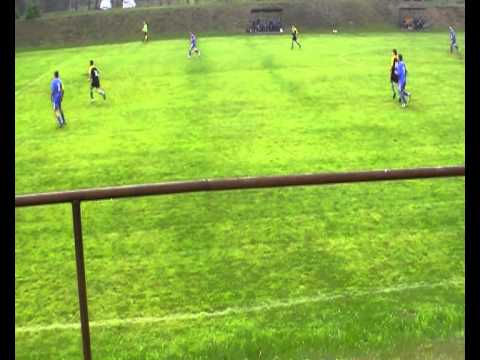 GLKS Jonkowo - Jurand Barciany pierwsza bramka meczu samobój.avi