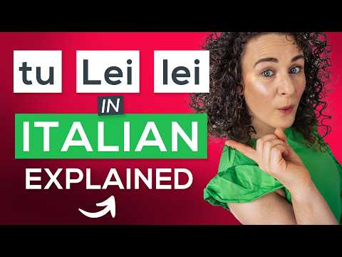 The Formal YOU in Italian: When to use tu, Lei and lei 🇮🇹 + FREE PDF Cheat-Sheet📚
