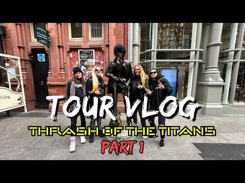Tour vlog - Part 1 - Thrash Of The Titans tour 2025 (Testament, Obituary, Destruction and Nervosa)