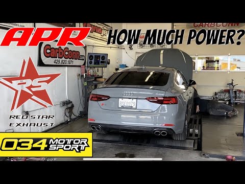 APR Stage 1 Tuned Audi B9 S5 Sportback on the Dyno