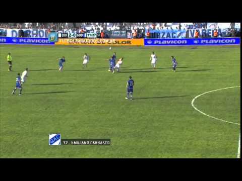 Gol de Emiliano Carrasco, Quilmes 2-0 Godoy Cruz